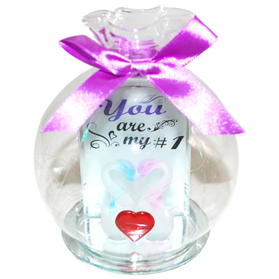 "Love Message in a Glass Jar -1603C-4-006 - Click here to View more details about this Product